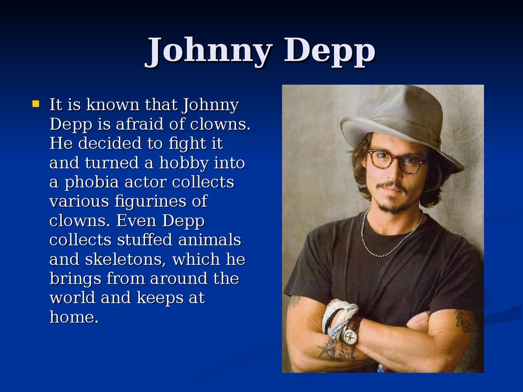 Fun Facts About Johnny Depp