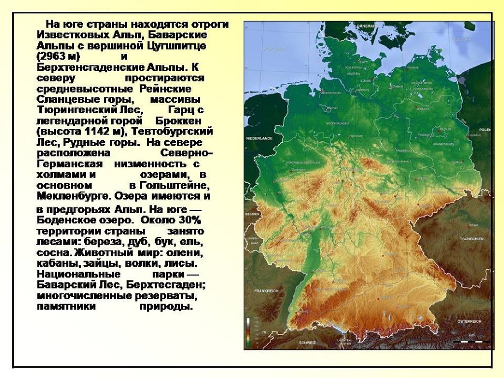 Презентация 7 класс география германия и альпийские страны