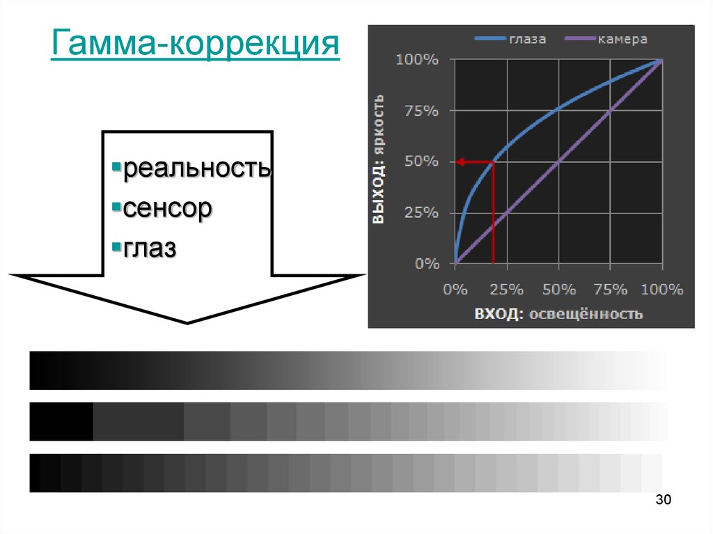 Что такое гамма коррекция изображения