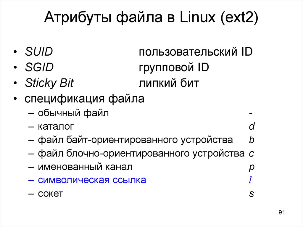 Расширения файлов линукс