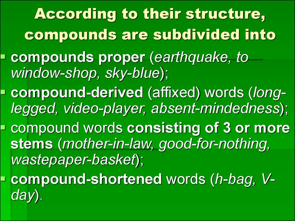 Subdivide into