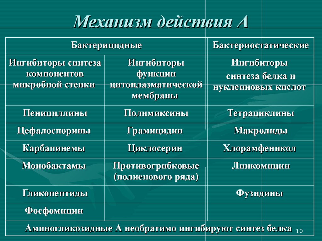 Бактериостатические антибиотики фото