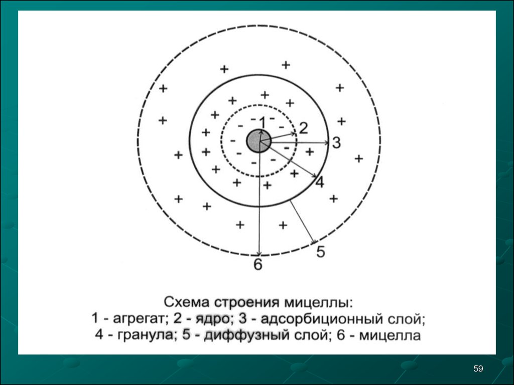 Мицелла коллоидного раствора. Структура мицеллы Золя. Схема строения мицеллы Золя. Строение коллоидной частицы мицеллы. Схема коллоидной мицеллы.