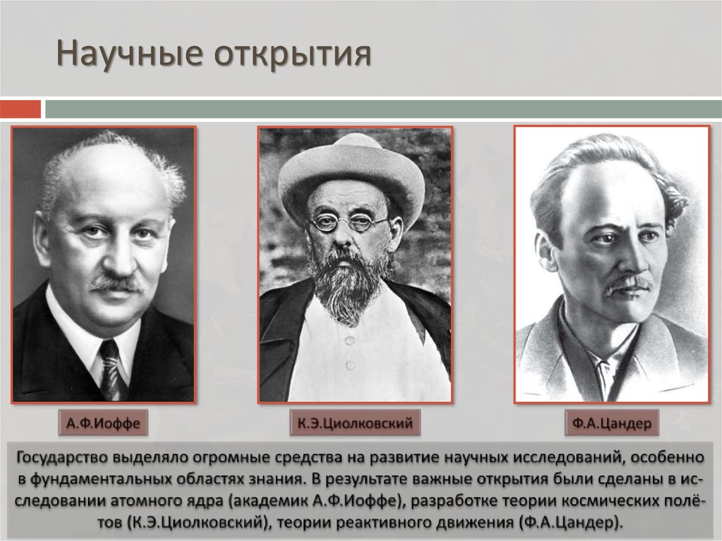 Научные открытия