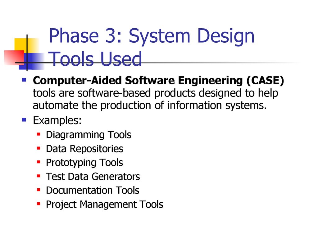 Phase 3: System Design Tools Used