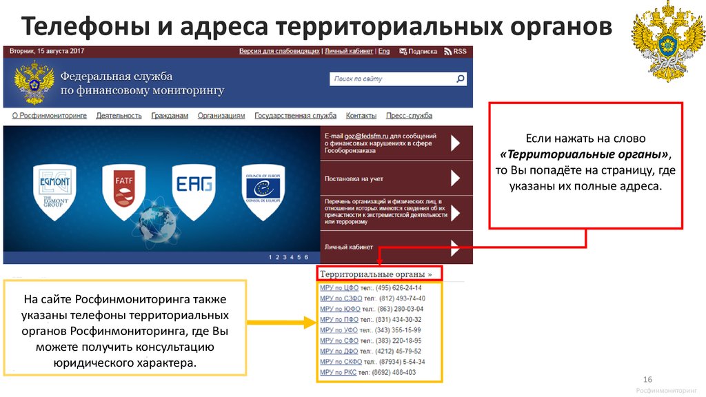 Территориальные органы Росфинмониторинга. Федеральная служба по финансовому мониторингу. Территориальные органы Росфинмониторинга карта. Карту постановки на учет в территориальный орган Росфинмониторинга.