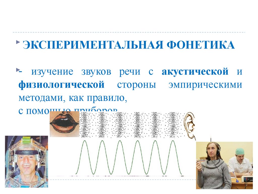 Как называется наука изучающая звуки