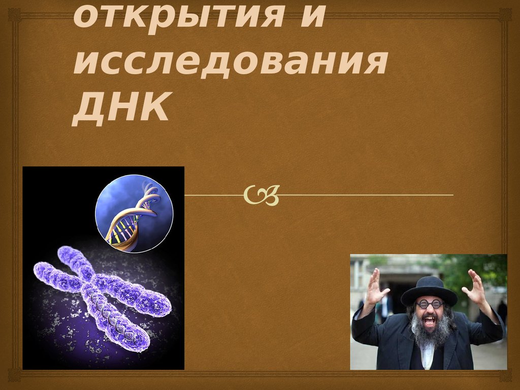 Открытие днк презентация