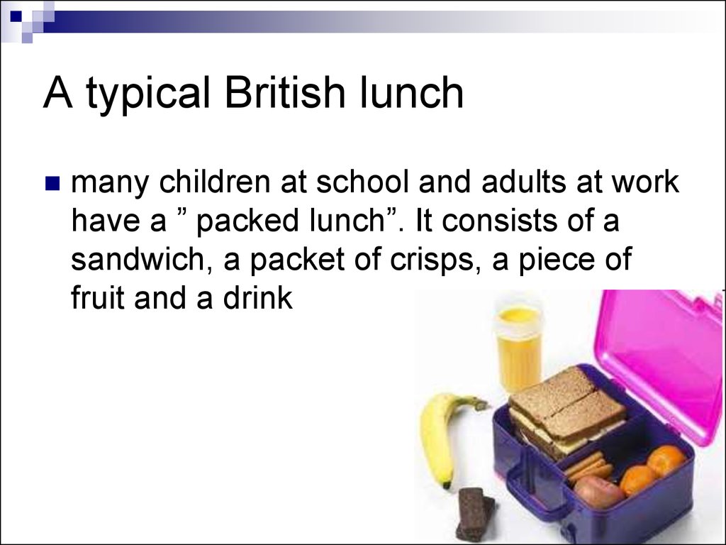 British Meals 