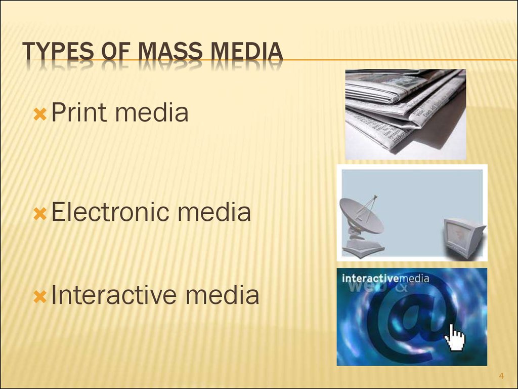 Презентация mass media