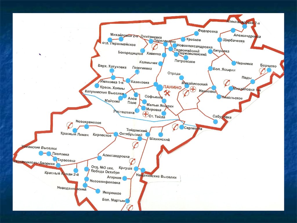 Карта прудов воронежской области