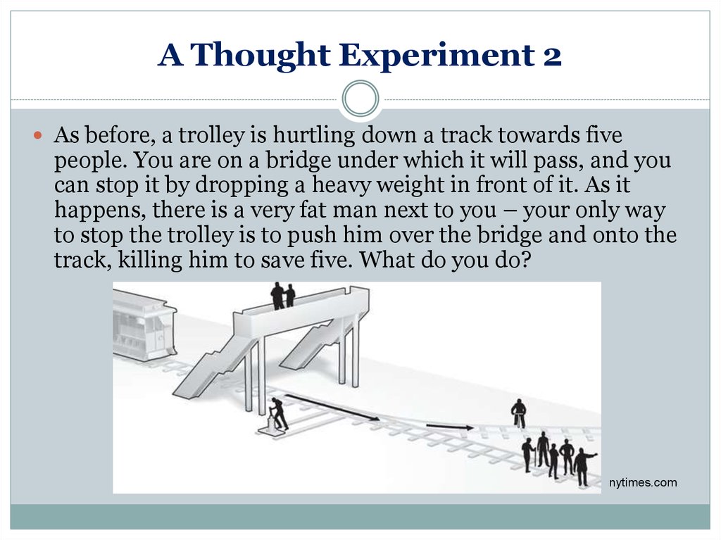 thought experiment morality