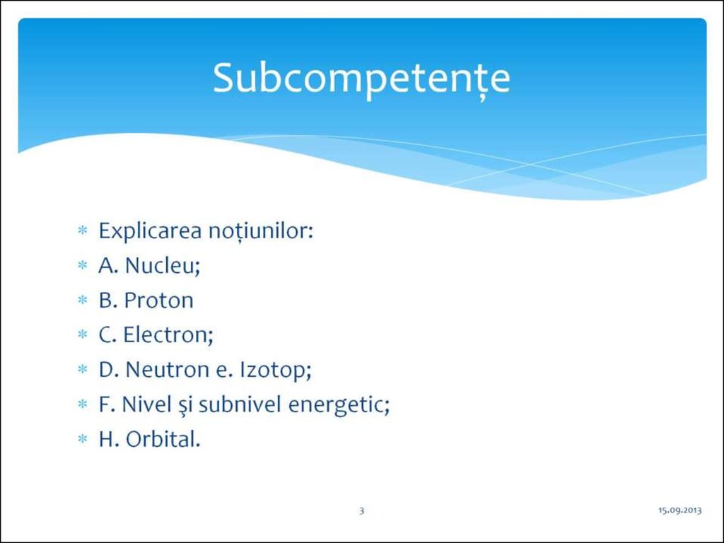 Subcompetenţe