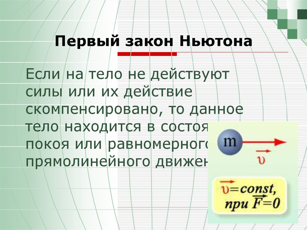 Инерция и первый закон ньютона 8 класс презентация