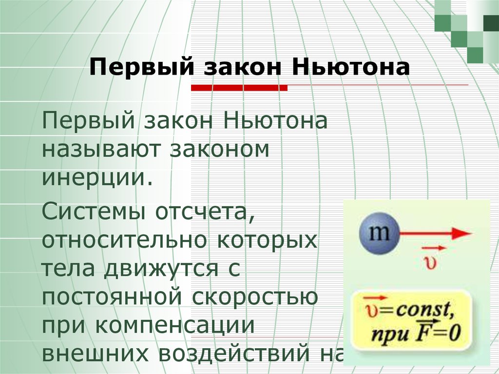 Формула первого закона ньютона. Первый закон Ньютона. Первый закон Ньютона закон инерции. Первый закон Ньютона наглядно. Первый закон Ньютона формула.