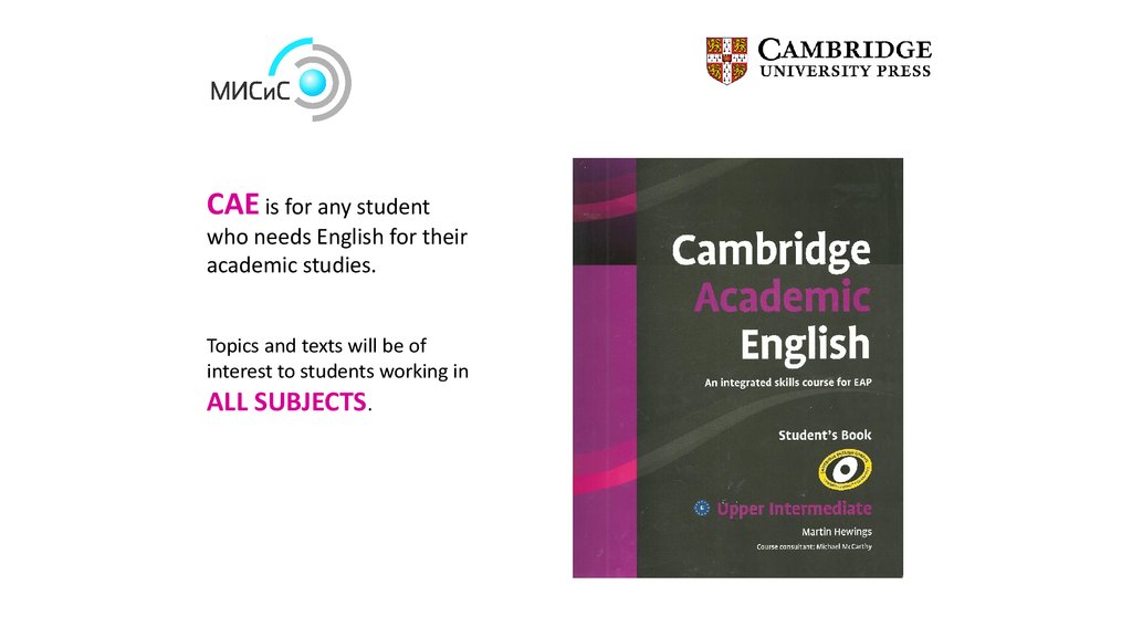 Cambridge academic english advanced teacher s book