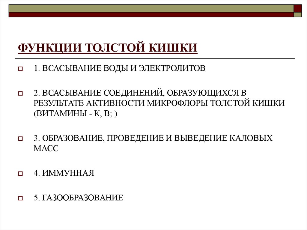 Функции толстого кишечника. 2 Функции толстой кишки. Толстая кишка функции. Функции тоствогокишечника.