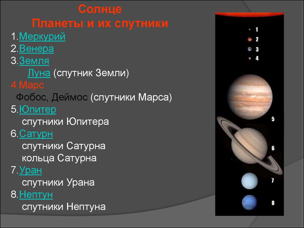 Спутники больше луны. Спутники планет солнечной системы таблица Деймос. Соотнеси планеты с их спутниками.