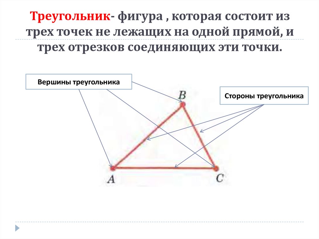 Наклонная в треугольнике