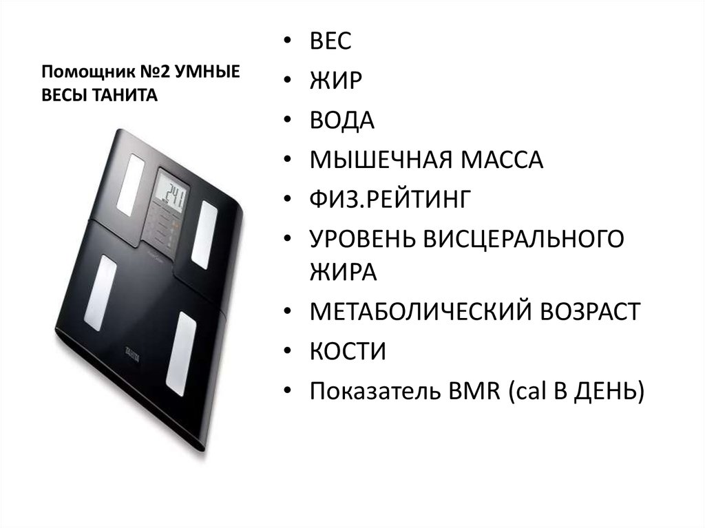 Помощник №2 УМНЫЕ ВЕСЫ ТАНИТА
