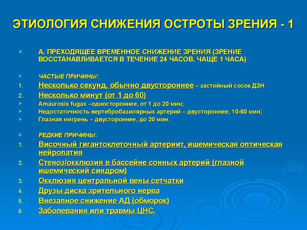 Временное снижение. Причины снижения зрения. Ухудшение остроты зрения. Понижение остроты зрения. Признаки снижения остроты зрения.