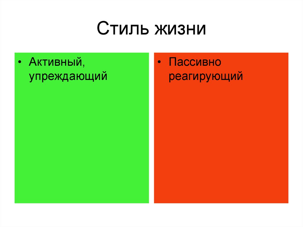 Стиль жизни