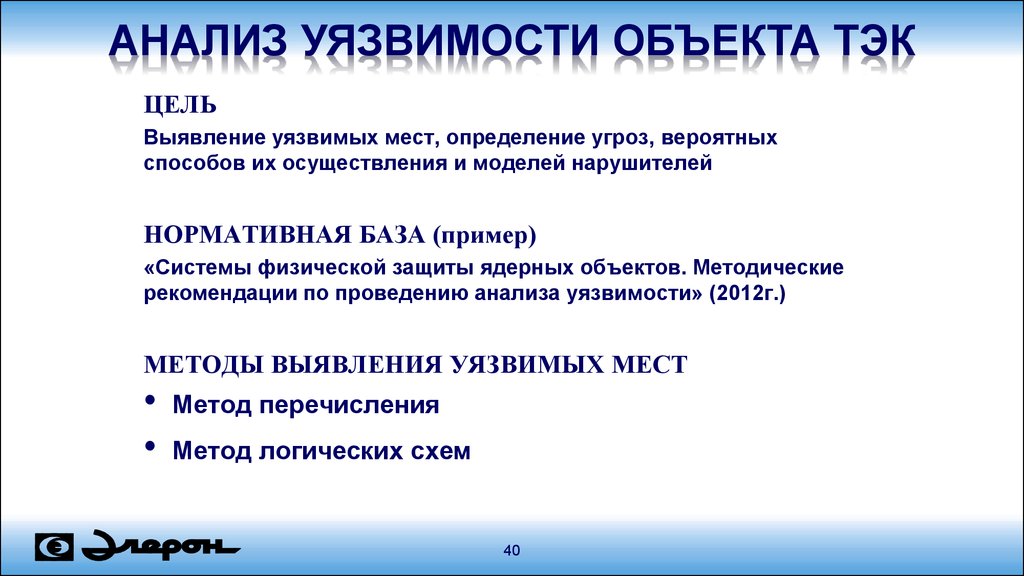 Анализ защиты. Анализ уязвимости объекта. Выполнение анализа уязвимости системы. Анализ уязвимости объекта цели и задачи анализа. Анализ уязвимости объекта защиты.