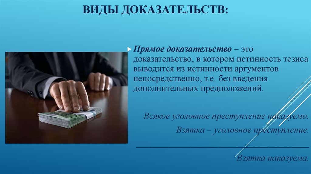 Вид подтверждения. Виды доказательств. Виды прямого доказательства. Виды прямых доказательств. Примеры доказательств.