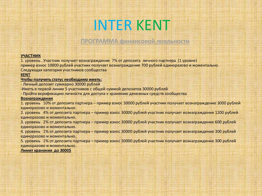 INTER KENT