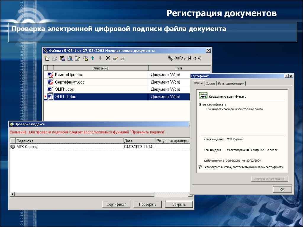 Проверка сертификата. Электронная проверка. Проверка документ регистрация. Проверка подписи файла. Электронная регистрация документов.