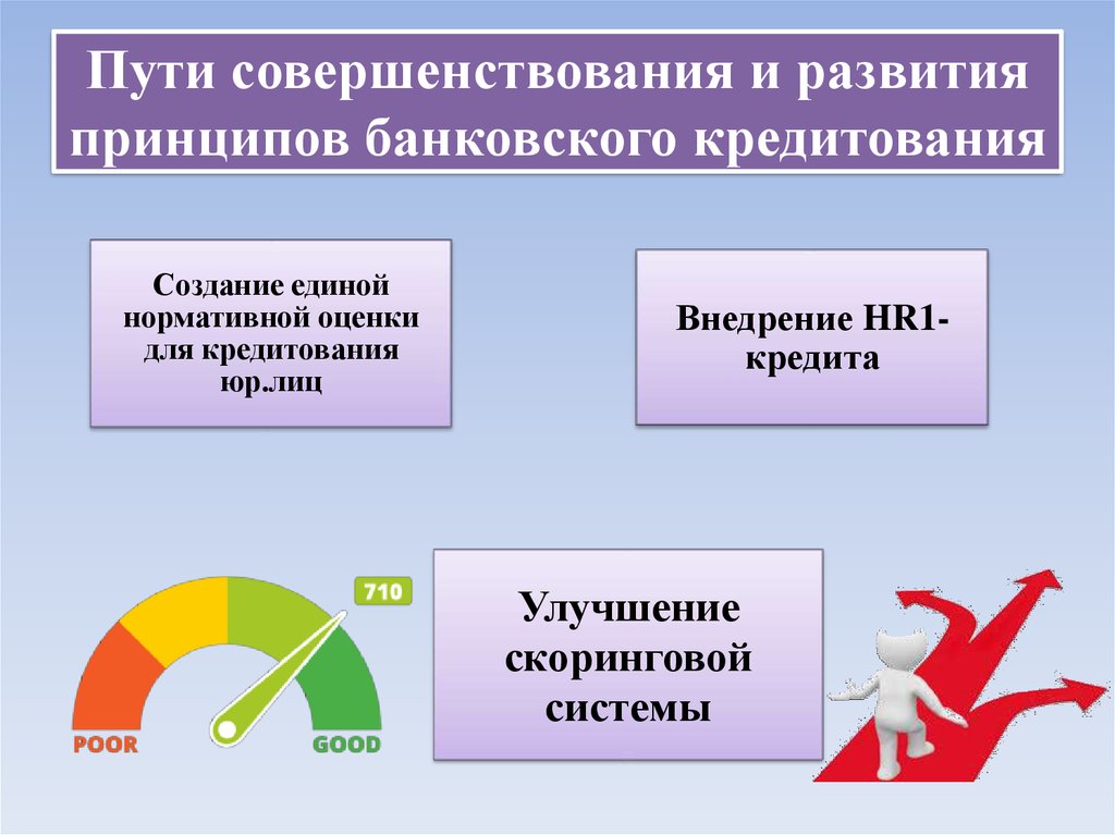 Улучшение развития. Пути развития банков. Пути совершенствования банковского кредитования. Пути совершенствования потребительского кредитования. Проблемы развития потребительского кредитования.