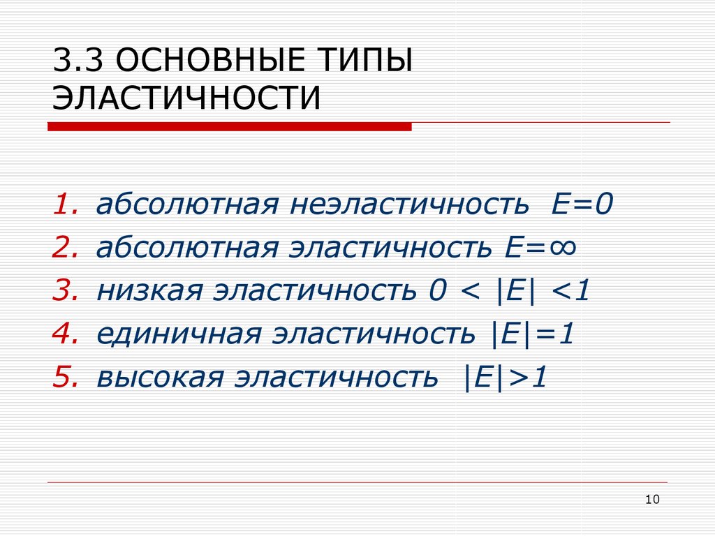 Высокая эластичность. Типы эластичности. Презентация на тему эластичность. 3 Вида эластичности. Презентация по экономике эластичность и неэластичность.