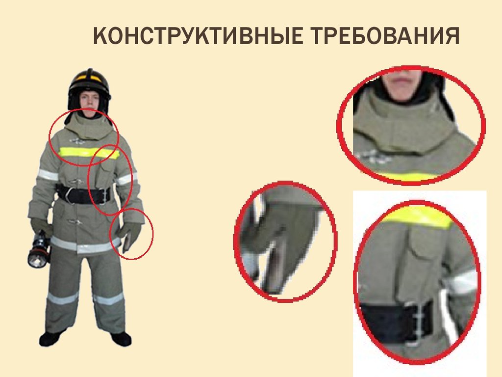 Специальная одежда и снаряжение пожарных конспект