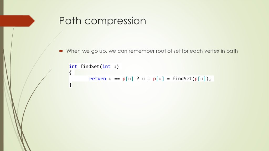 Path compression