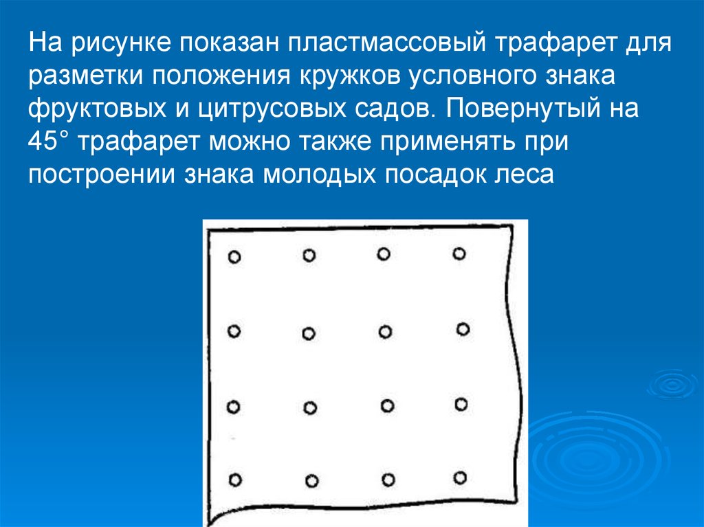 На рисунке показано обозначение. Топографический знак фруктовый сад. Фруктовый сад топографический знак рисунок. Цитрусовые условный знак. Условный знак фруктовый сад рисунок.