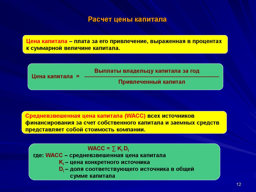 Конкретного источника. Финансовые ресурсы и капитал корпорации. Собственники капитала. Расчет плата за капитал. Капитал представляет собой финансовые ресурсы.