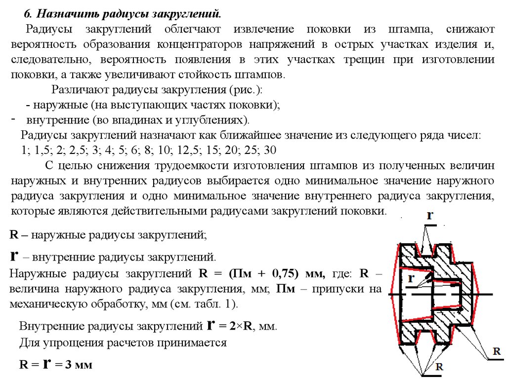 Площадь поковки в плане