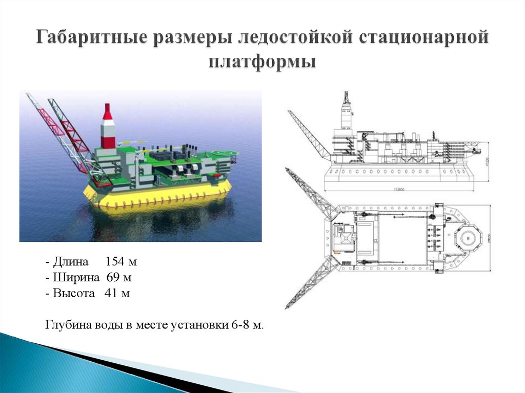 Высота 41 м. Ледостойкая стационарная платформа ЛСП А. Ледостойкая платформа Каменномысское море. Размещение морских ледостойкая стационарная платформа. Ледостойкие платформы виды.