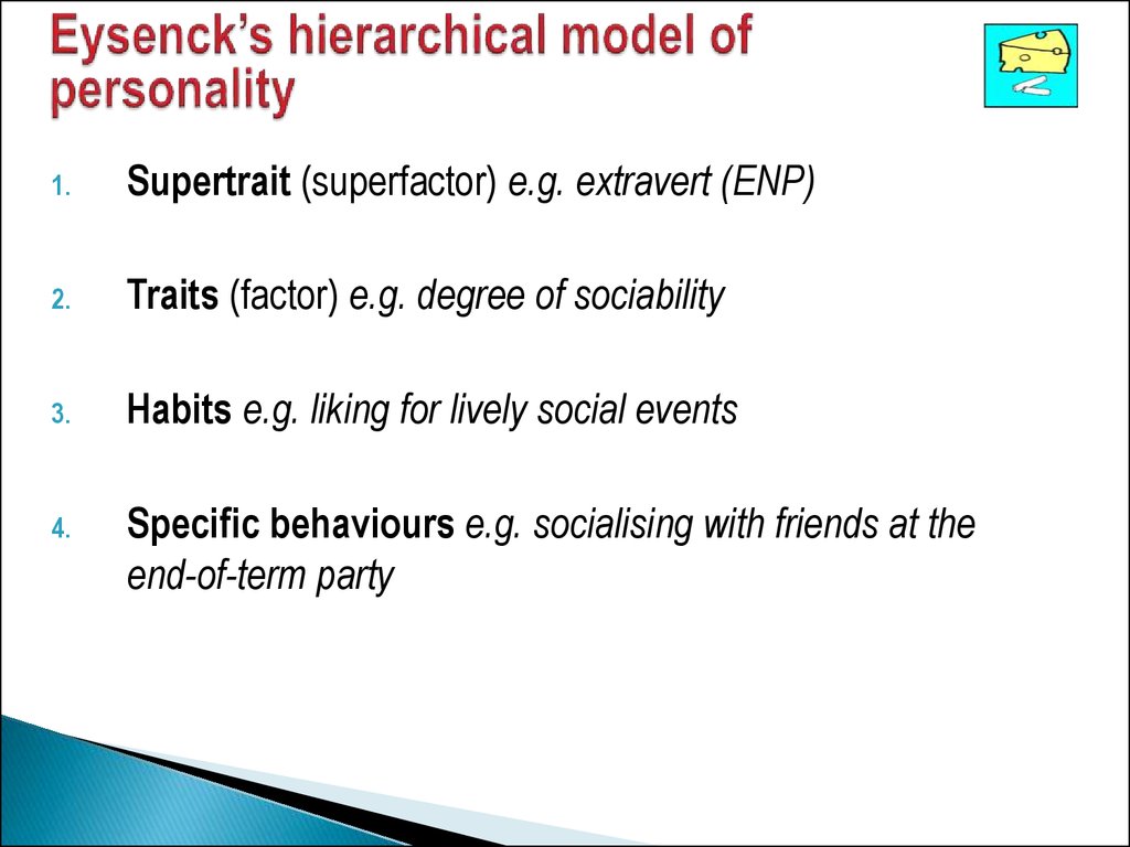 Eysenck’s hierarchical model of personality