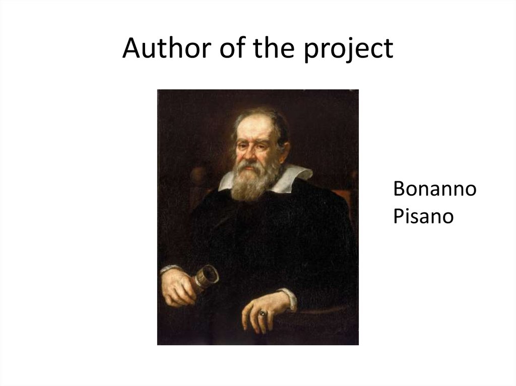 Author of the project