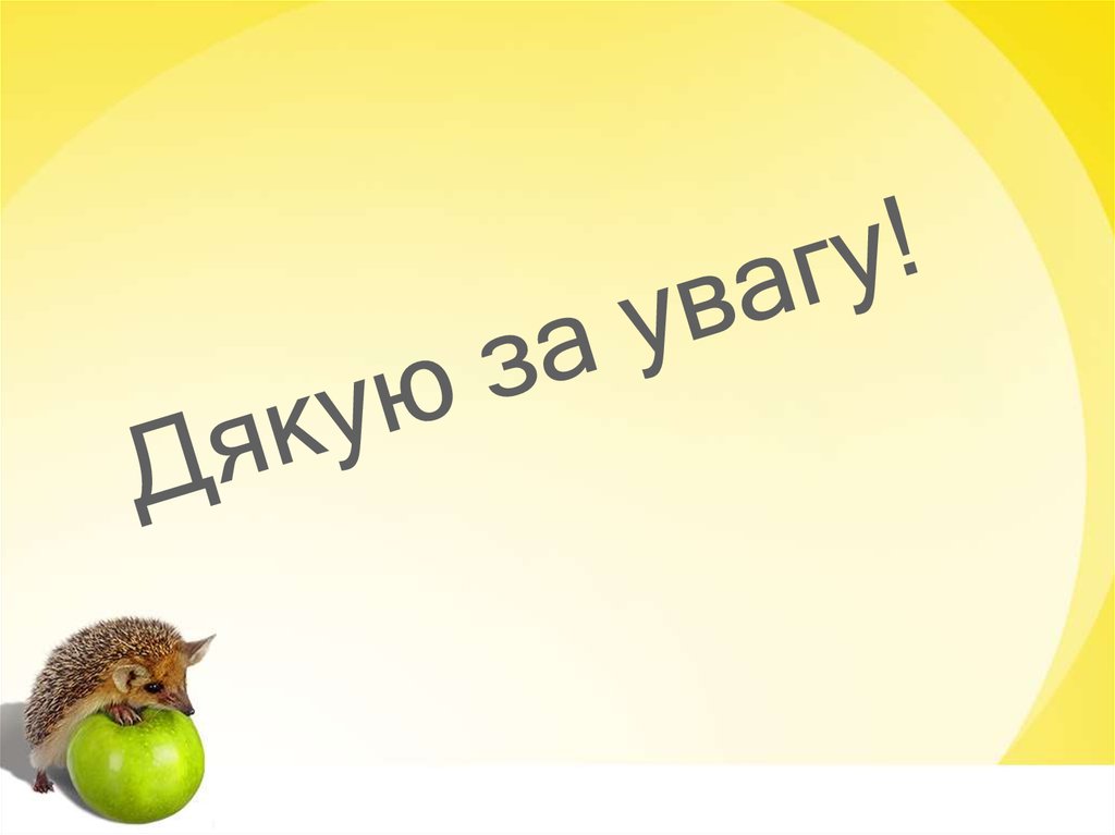 Дякую за увагу!