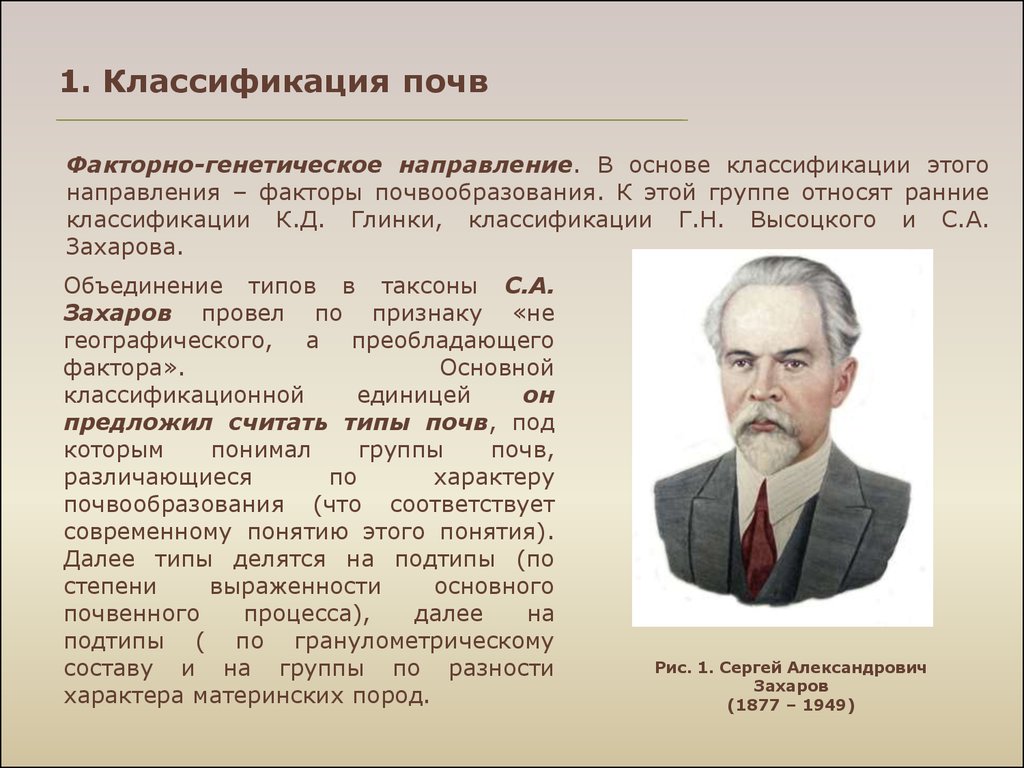 Классификация почв. Генетическая классификация почв. 1. Классификация почв.. Классификация почв России.