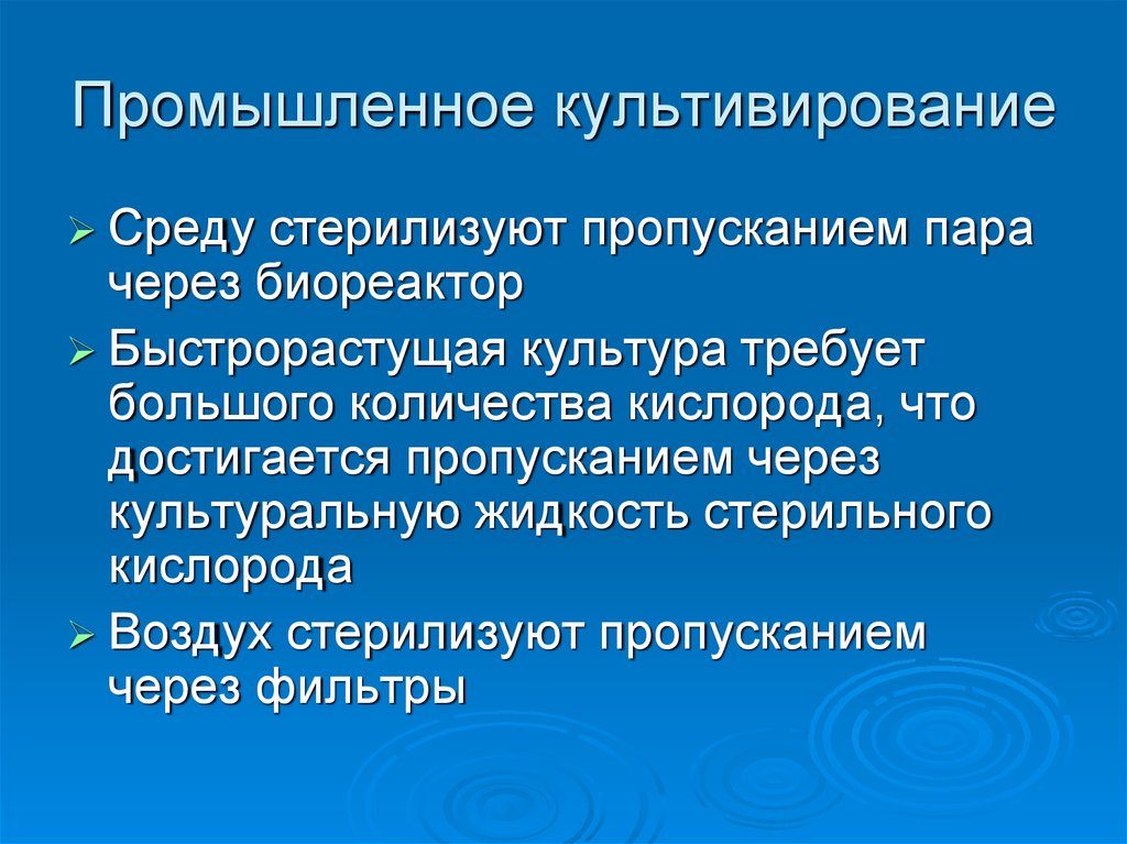 Промышленная микробиология презентация