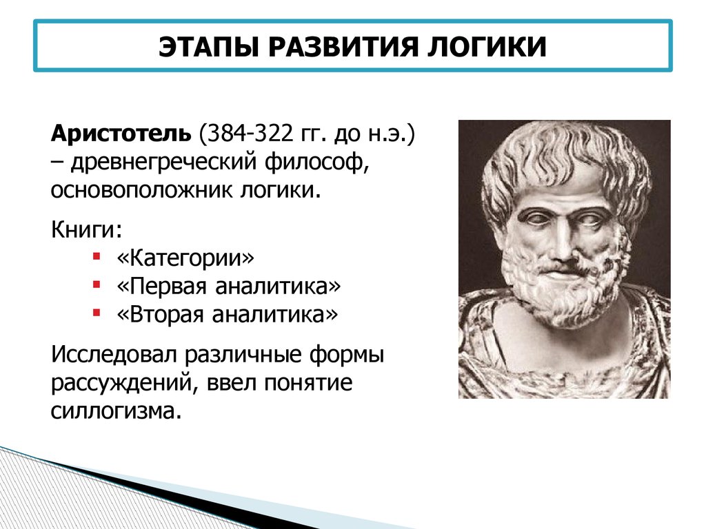 Логика философ. Этапы развития логики. Этапы развития логики Аристотель. Основные этапы логики. Исторические этапы развития логики.