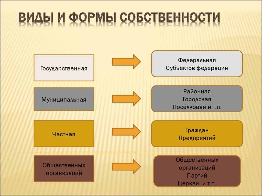 1 4 разновидности. Виды собственности. Формы и виды собственности. Виды собственности предприятий. Фоформы собственности.