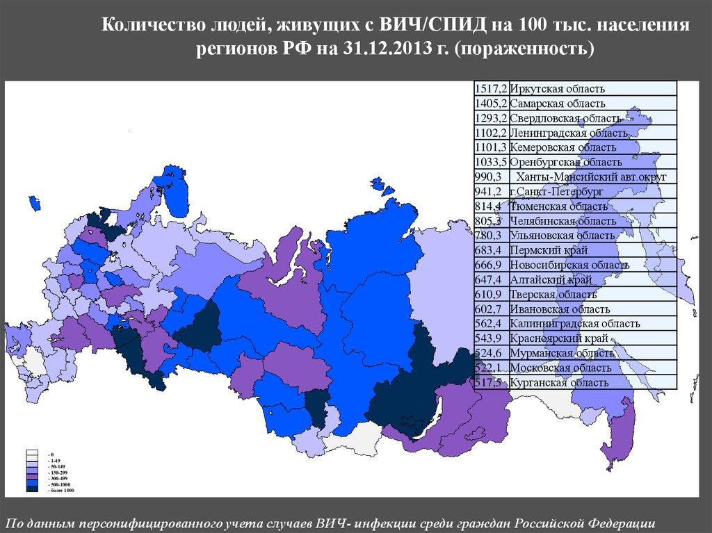 Карта вич рф