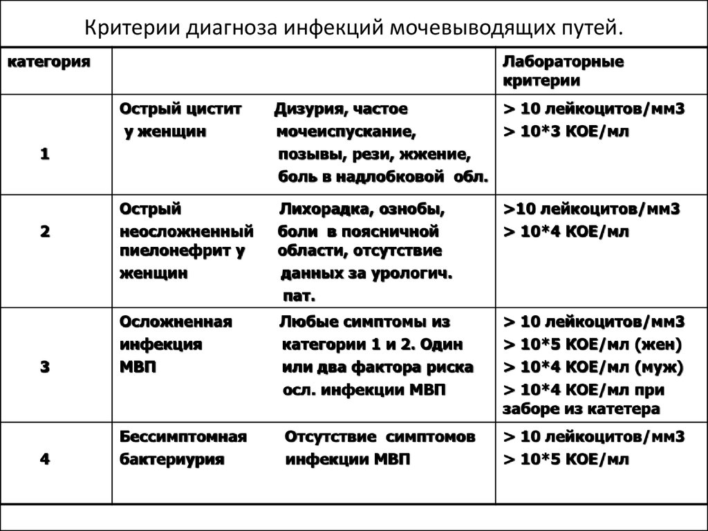 Доклад: Программа ведения беременных при инфекциях мочевыводящих путей