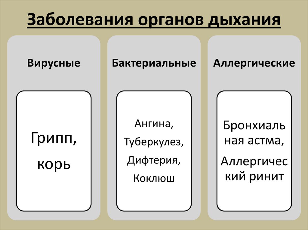 Заболевание 8 класс биология