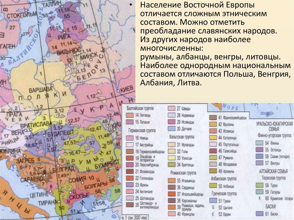 Какие европейские народы первыми начали исследование южной. Страны Восточной Европы список на карте. Карта народов Восточной Европы. Национальный состав Европы карта. Национальный состав Северной Европы Южной Западной Восточной Европы.