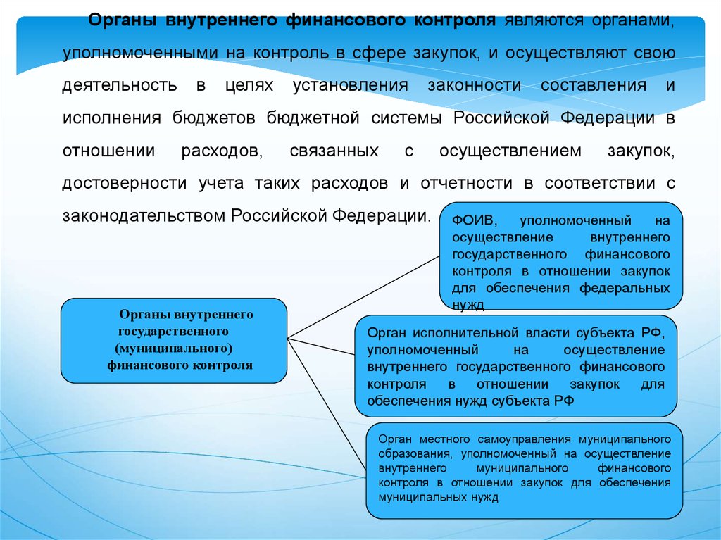 Органы аудиторского контроля